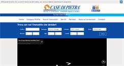 Desktop Screenshot of casedipietra.it